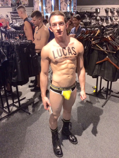 Tanner Bradley Modeling At Mr S Leather For Folsom