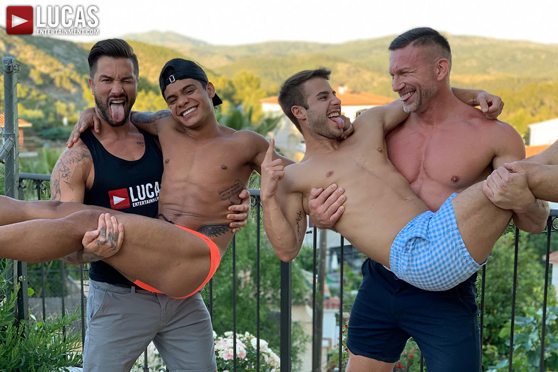 Tomas Brand, Allen King, Andrea Suarez, Randy Junior 01 | Gay Porn Behind The Scenes | Lucas Entertainment