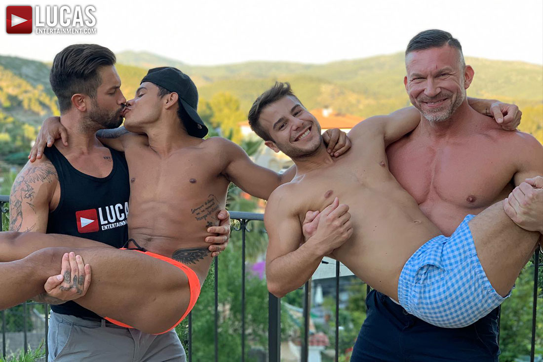 Tomas Brand, Allen King, Andrea Suarez, Randy Junior 02 | Gay Porn Behind The Scenes | Lucas Entertainment