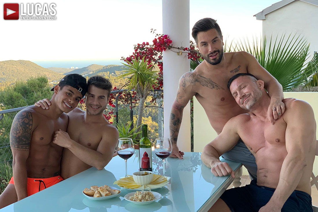 Tomas Brand, Allen King, Andrea Suarez, Randy Junior 05 | Gay Porn Behind The Scenes | Lucas Entertainment