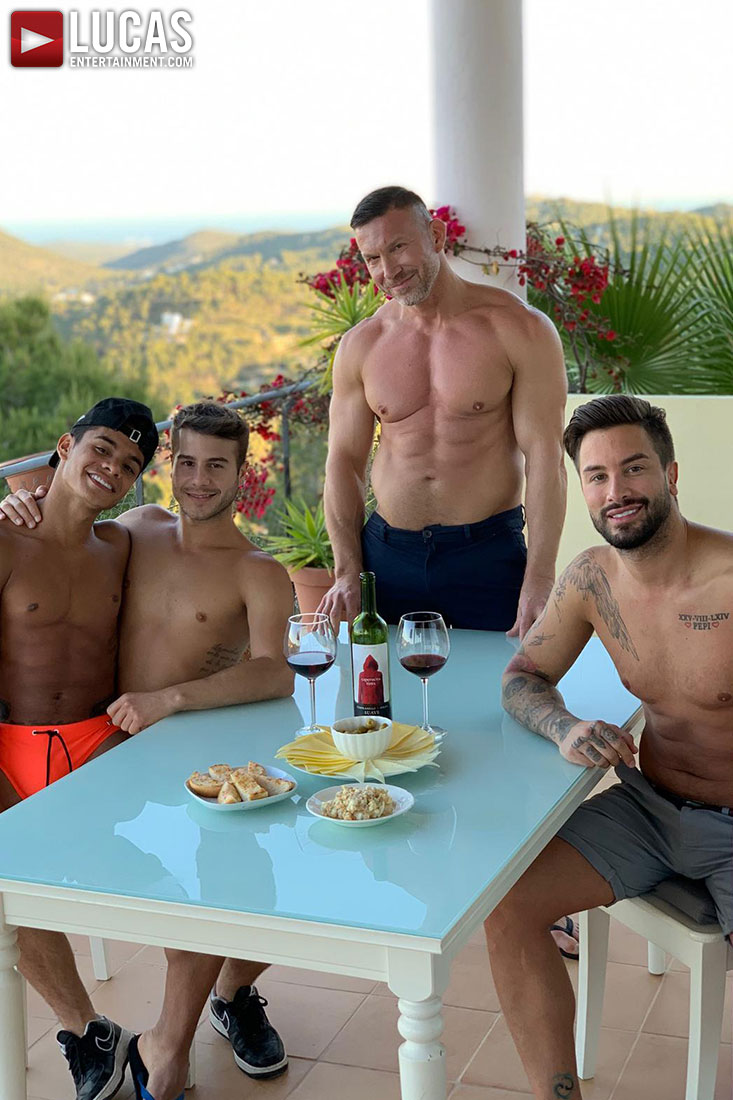 Tomas Brand, Allen King, Andrea Suarez, Randy Junior 09 | Gay Porn Behind The Scenes | Lucas Entertainment