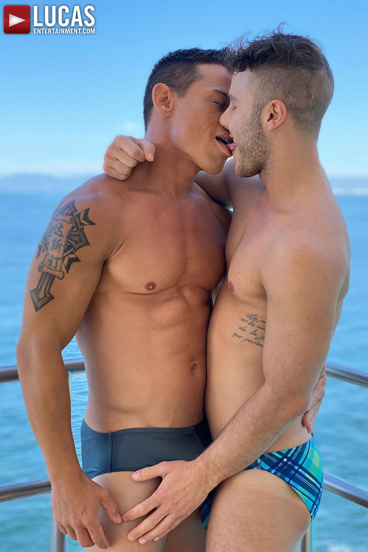 Brent Everett and Allen King 02, Gay Porn Models In Mexico, Lucas Entertainment Gay Bareback Porn Production