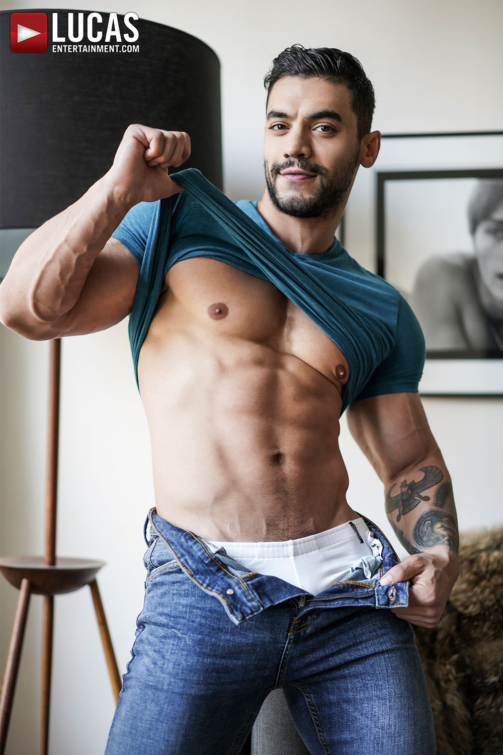 Arad Winwin Models Jeans 01 | Arab Alpha Top | Gay Porn Model | Lucas Entertainment